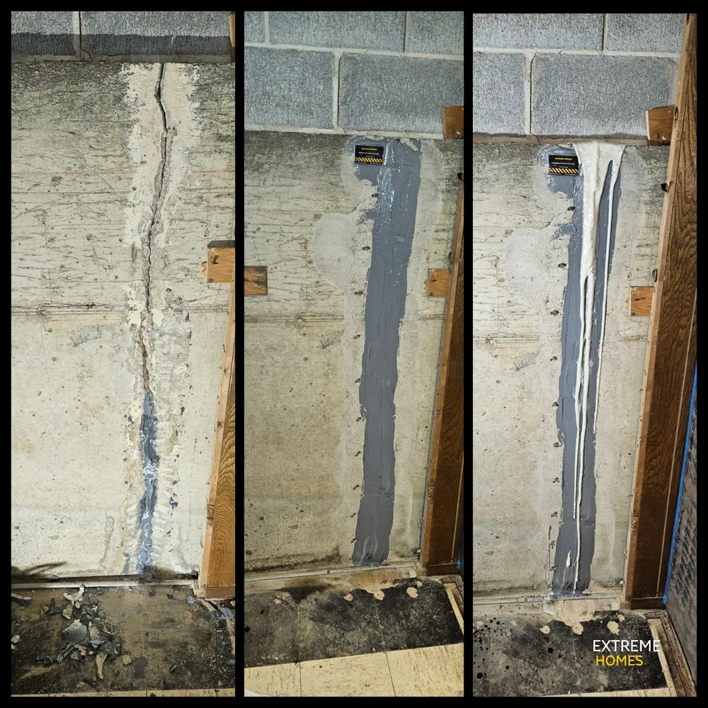 Gallery Extreme Foundation Crack Repair Chicago,IL Foundation
